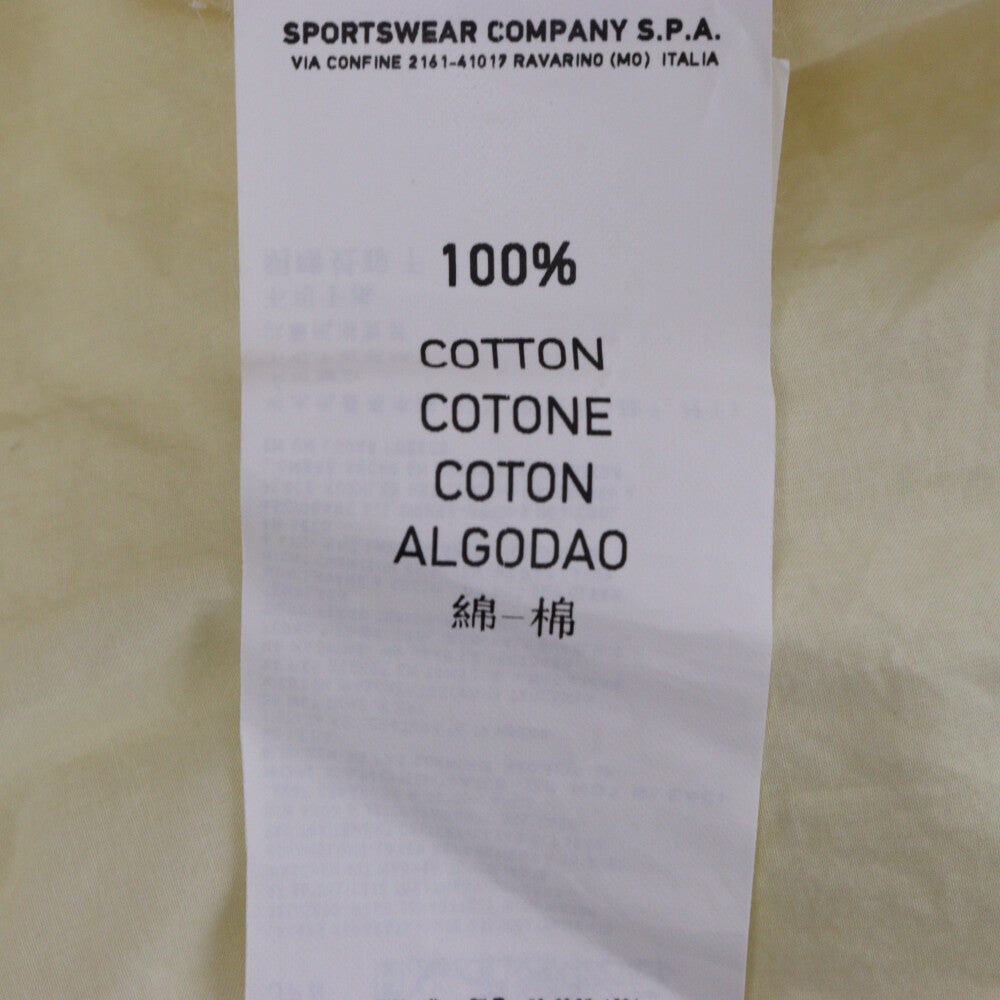 STONE ISLAND(ストーンアイランド) 13SS ポケット付き コットン 長袖シャツ イエロー 58151F102