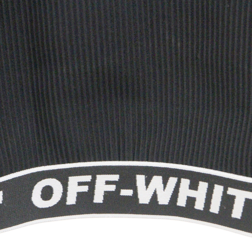 OFF-WHITE(オフホワイト) 18AW CROP TURTLENECK TOP クロップ タートルネック ノースリーブ タンクトップ ブラック レディース OWAD065F18B85065