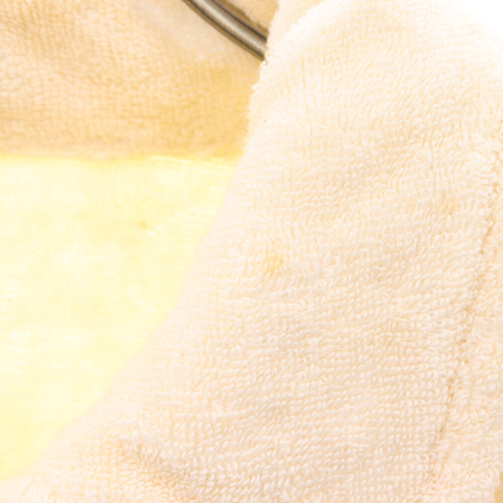 HERMES(エルメス) シェーヌダンクル金具 コットン パイル地 コート ホワイト レディース