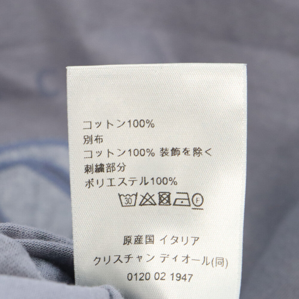 DIOR(ディオール) 24SS チャームロゴ 半袖Tシャツ カットソー ネイビー 493J642A0817
