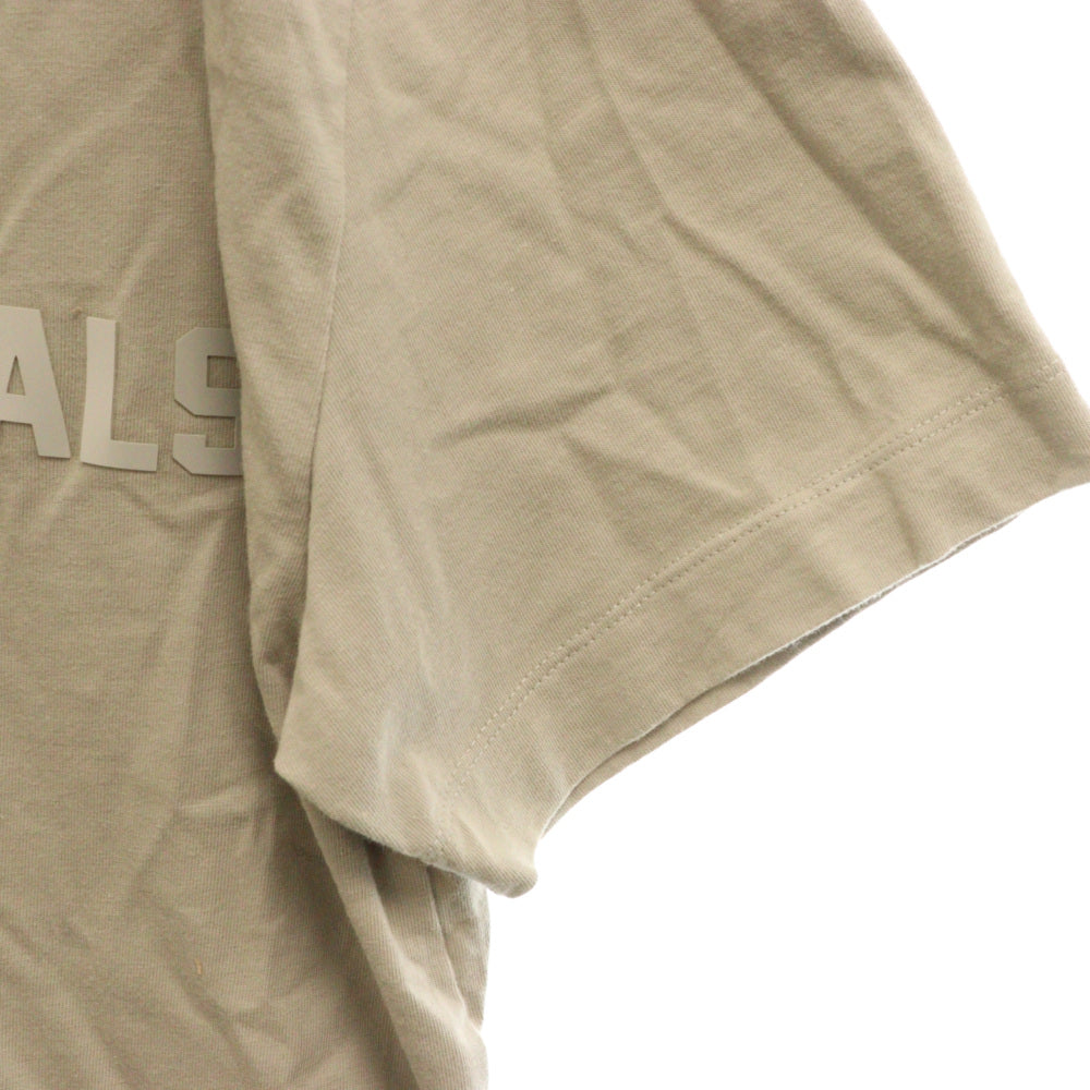 FOG Essentials(エフオージー エッセンシャルズ) フロント ラバーロゴ 半袖Tシャツ アイボリー