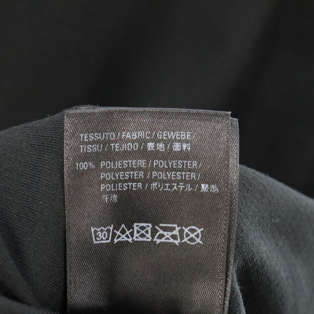 BALENCIAGA(バレンシアガ) Logo Printsporty B Bike Jersey Top B ロゴプリント バイク ジャージ トップ 長袖Tシャツ カットソー ブラック 661749 444B8