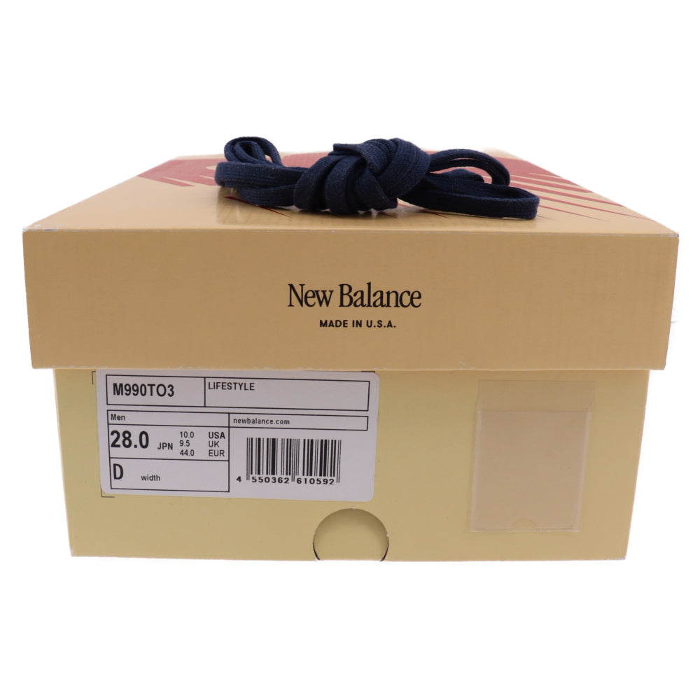 New Balance(ニューバランス) M990TO3 V3 スエード ローカットスニーカー マルチ US10/28cm