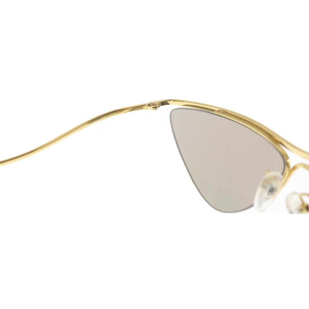 BALENCIAGA(バレンシアガ) ニューメタル キャットアイ フレーム サングラス メガネ アイウェア 眼鏡 ゴールド BB0093S-004