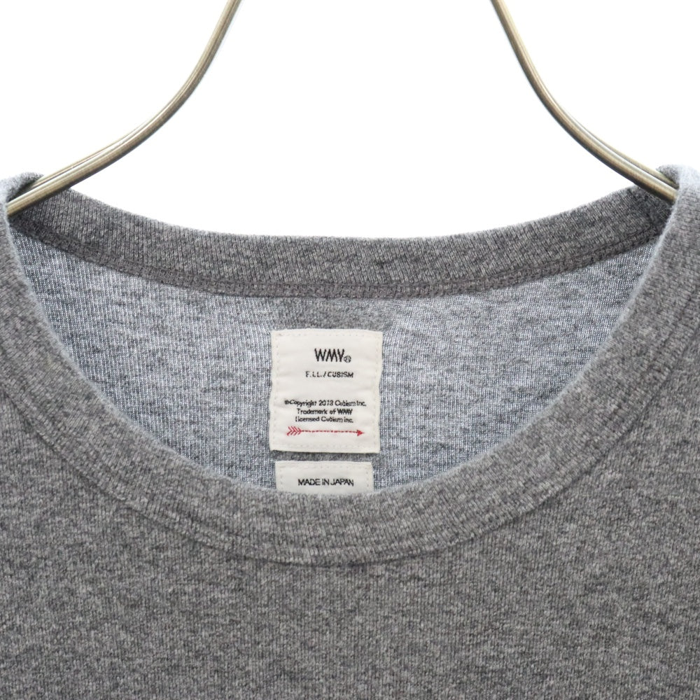 VISVIM WMV(ビズビム ダブリューエムブイ) 21AW ロングスリーブ 長袖Tシャツカットソー グレー 03212050100004 レディース