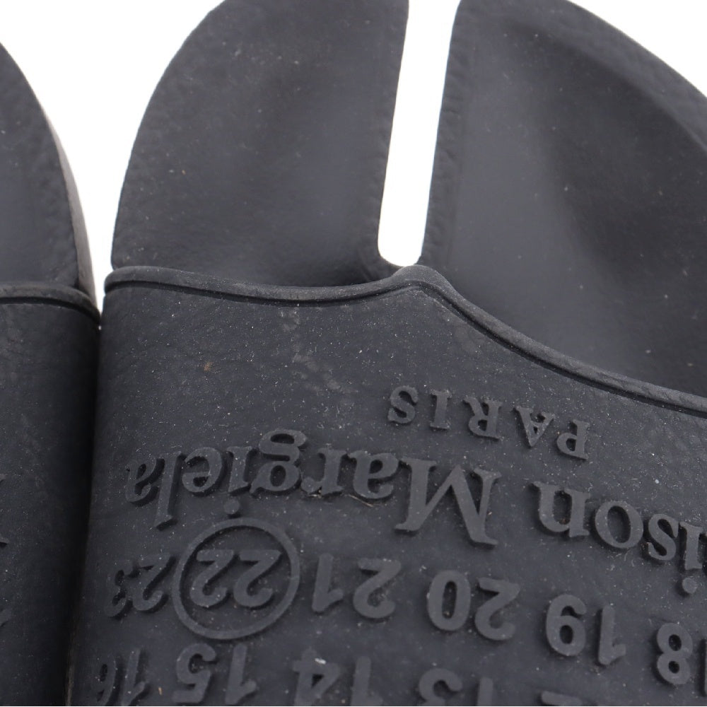 Maison Margiela 12(メゾンマルジェラ12) 21SS 足袋 タビ カレンダーロゴ スライド サンダル ブラック S57WX0075