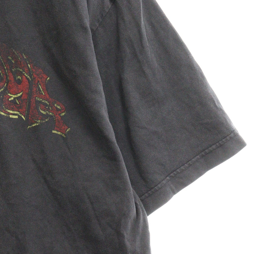 BALENCIAGA(バレンシアガ) フロントプリント ヴィンテージ加工オーバーサイズTシャツ 764235 TPVM8