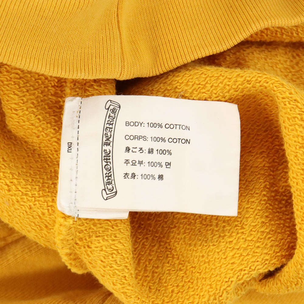 CHROME HEARTS(クロムハーツ) SWTSHRT PLVR アームロゴ スウェットプルオーバーパーカー マスタード