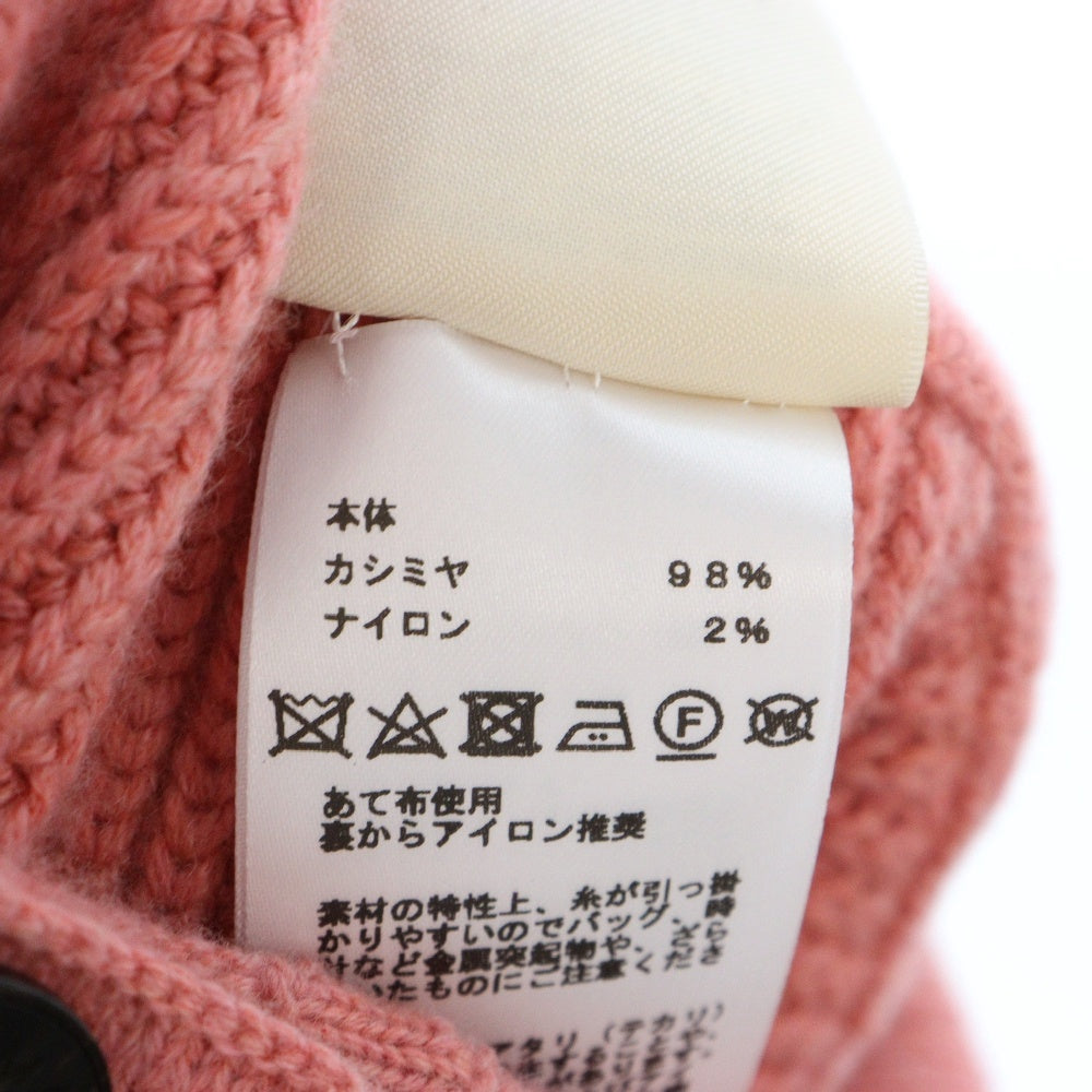 HERMES(エルメス) 24AW カシミア ボタン デザイン ニット スカート ピンク レディース