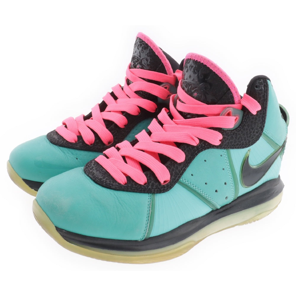 NIKE(ナイキ) LEBRON 8 SOUTH BEACH レブロン 8 サウスビーチ ハイカットスニーカー ブルー 417098-401 US8/26cm