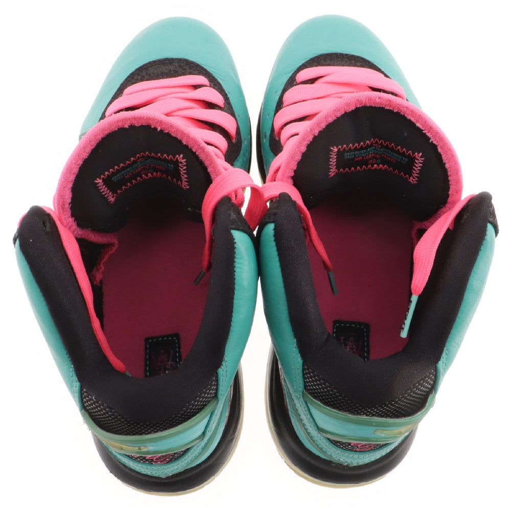 NIKE(ナイキ) LEBRON 8 SOUTH BEACH レブロン 8 サウスビーチ ハイカットスニーカー ブルー 417098-401 US8/26cm