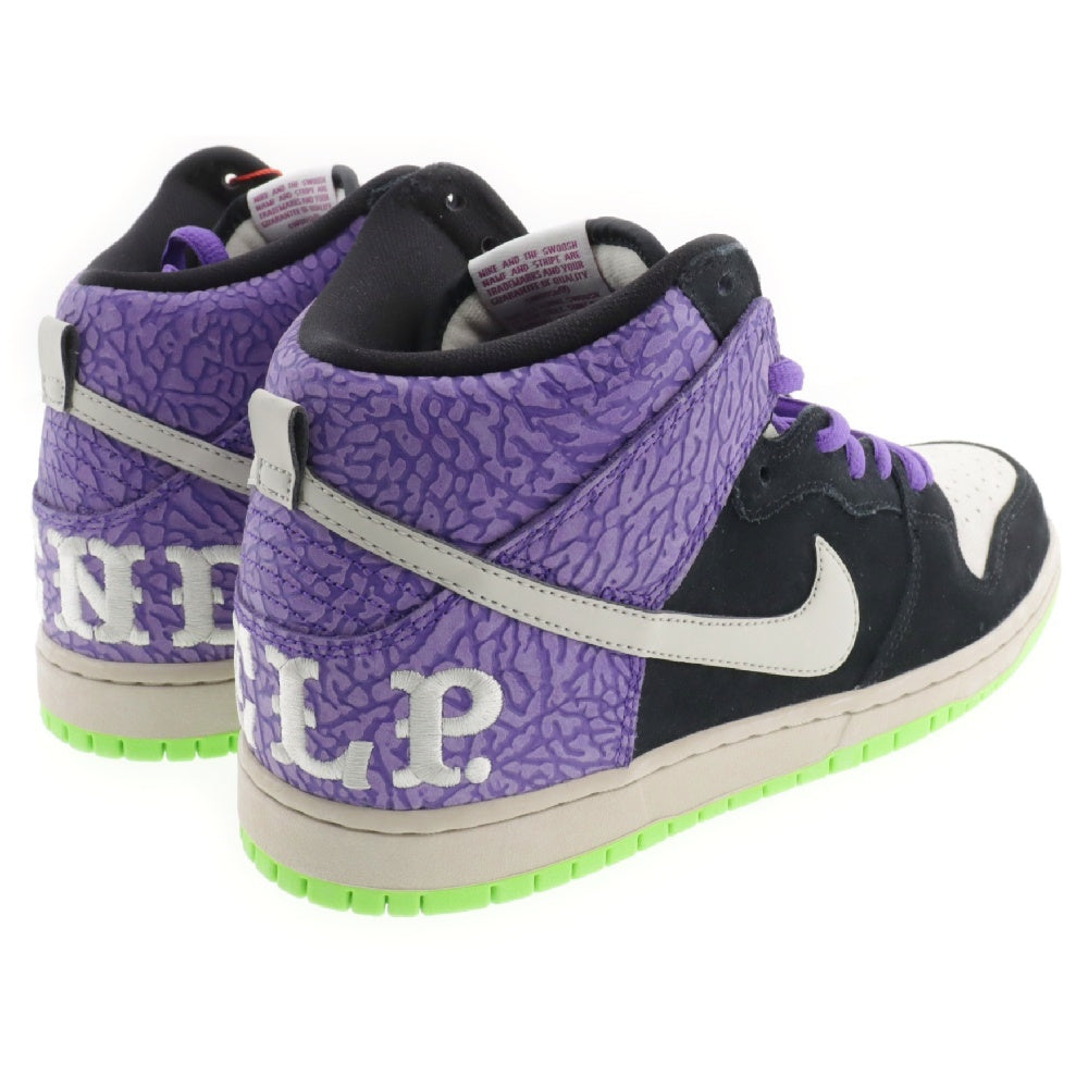 NIKE SB(ナイキエスビー) DUNK HIGH PREMIUM SH Send Help 2 ダンク プレミアム エス エイチ センド ヘルプ ハイカットスニーカー ブラック/パープル US10.5/28.5cm 616752-016