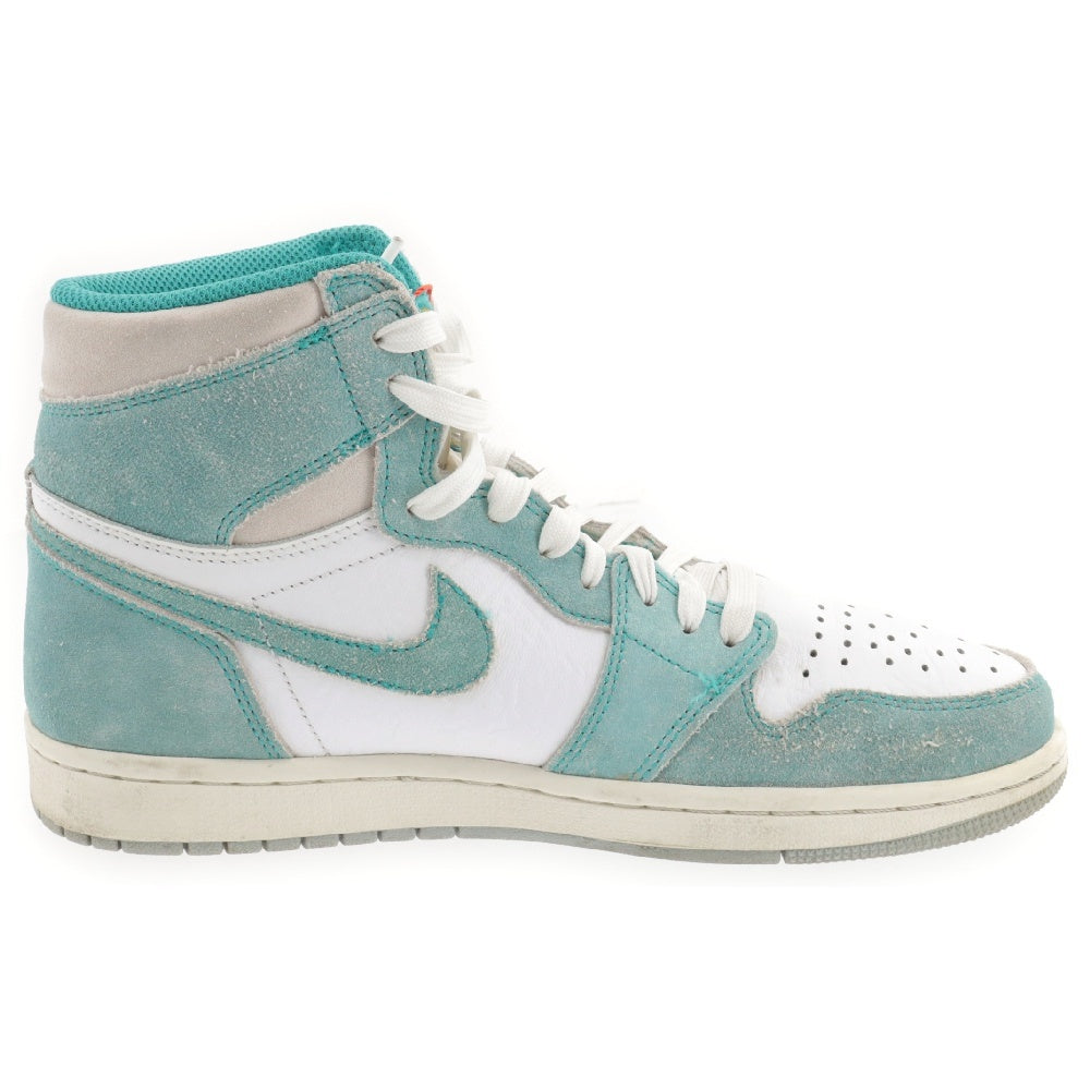 NIKE(ナイキ) AIR JORDAN 1 RETRO HIGH OG TURBO GREEN エアジョーダン1 ターボグリーン ハイカットスニーカー ライトブルー/ホワイト US8/26cm 555088-311
