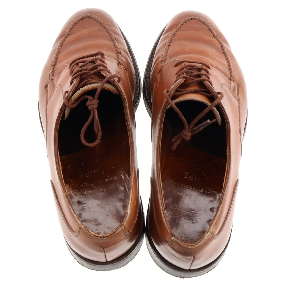 Crockett&Jones(クロケットアンドジョーンズ) SHIPS別注 ONSLOW シップス オンスロー Uチップ レザー ドレスシューズ ブラウン8747