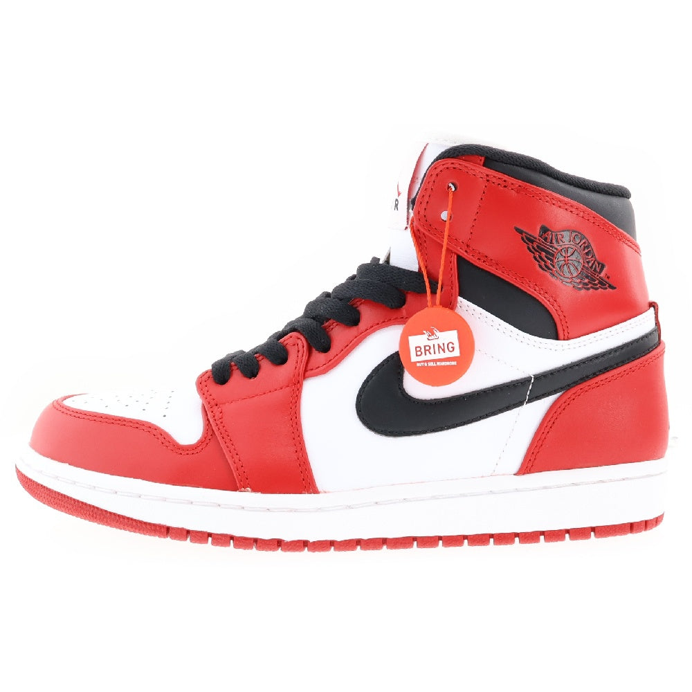 NIKE(ナイキ) 【鑑賞用 2013年製】 AIR JORDAN 1 RETRO HIGH CHICAGO エアジョーダン シカゴ ハイカットスニーカー レッド/ホワイト US8/26cm 332550-163