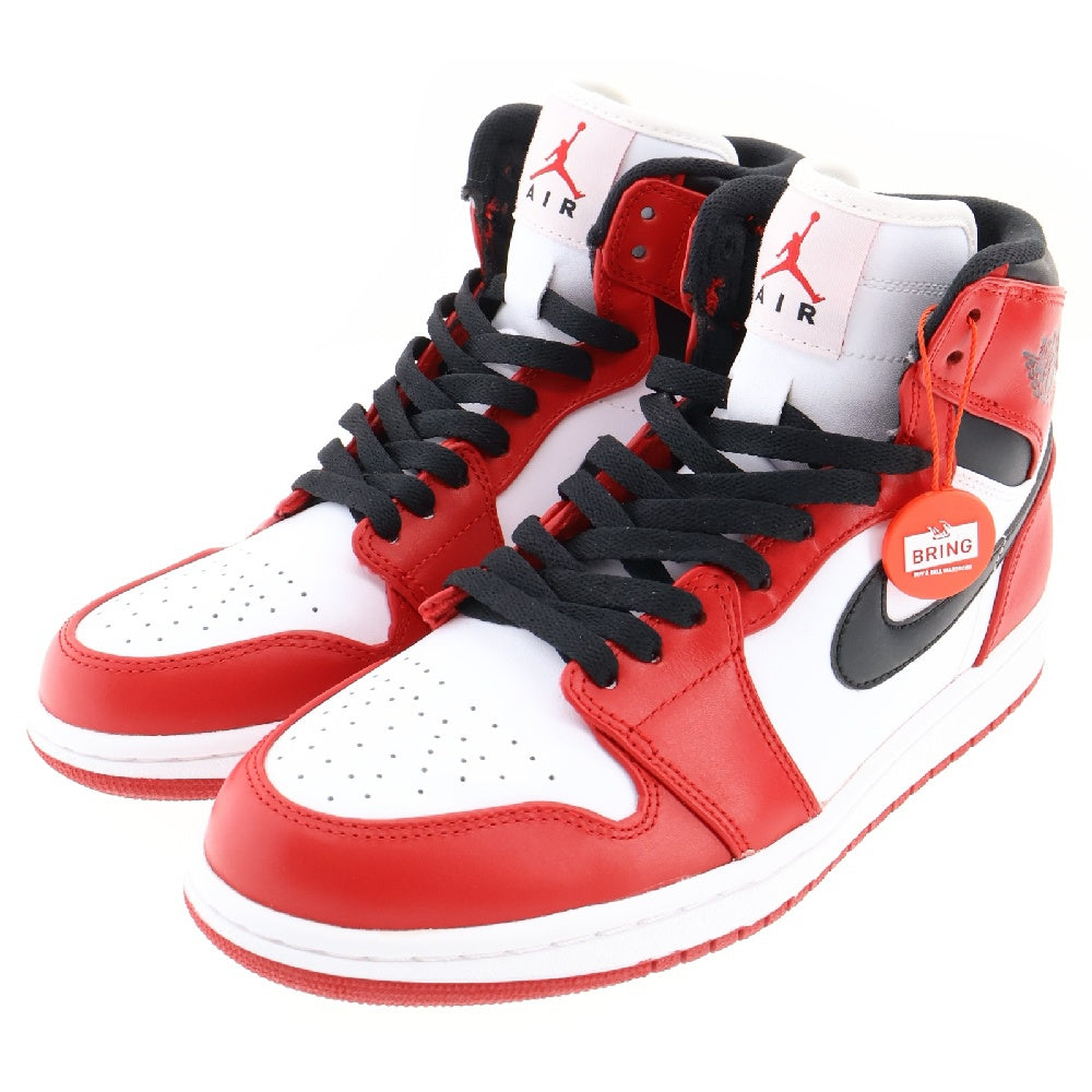 NIKE(ナイキ) 【鑑賞用 2013年製】 AIR JORDAN 1 RETRO HIGH CHICAGO エアジョーダン シカゴ ハイカットスニーカー レッド/ホワイト US8/26cm 332550-163