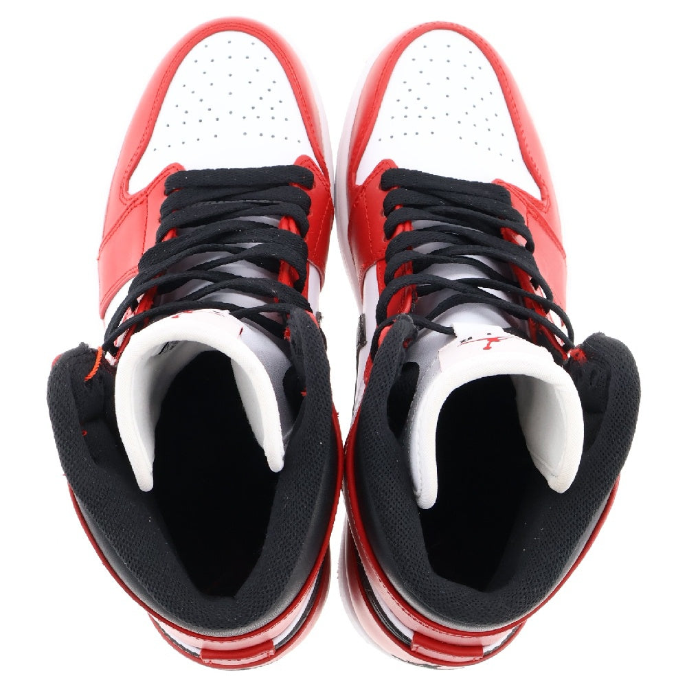 NIKE(ナイキ) 【鑑賞用 2013年製】 AIR JORDAN 1 RETRO HIGH CHICAGO エアジョーダン シカゴ ハイカットスニーカー レッド/ホワイト US8/26cm 332550-163