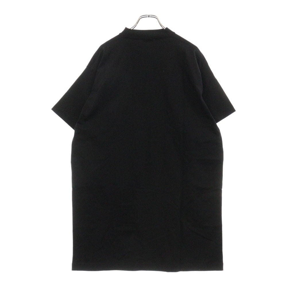 BALENCIAGA(バレンシアガ) Paris StrassラインストーンオーバーサイズTシャツ ブラック 787349 TRVL5