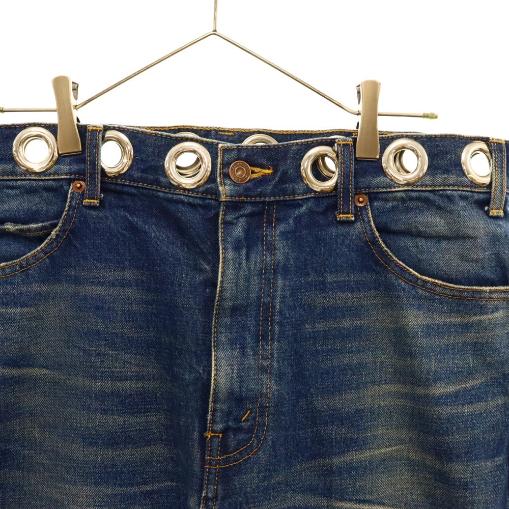 CELINE(セリーヌ) 22SS Flared Surf Pants フレア サーフ ジーンズ デニムパンツ インディゴブルー 2N660365M