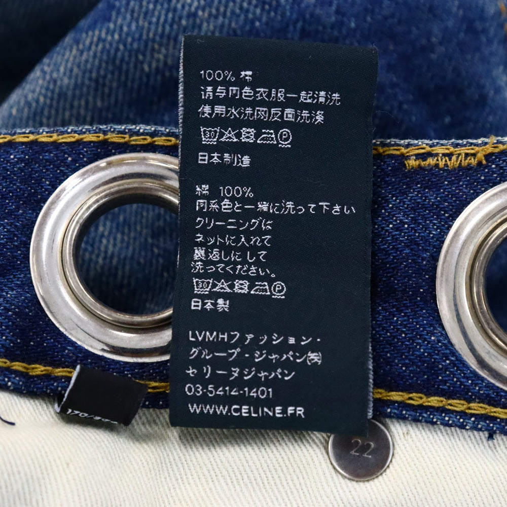 CELINE(セリーヌ) 22SS Flared Surf Pants フレア サーフ ジーンズ デニムパンツ インディゴブルー 2N660365M