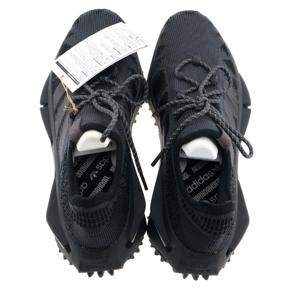 adidas(アディダス) × NEIGHBORHOOD NMD S1 N KNIT ネイバーフッド エヌエムディー エスワン ニット ローカットスニーカー ブラック US7/25cm ID3205