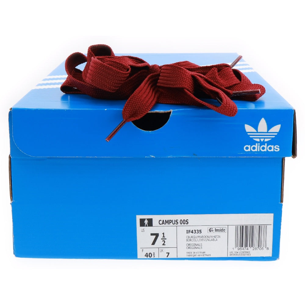 adidas(アディダス) CAMPUS 00S キャンパス ゼロゼロエス ローカットスニーカー レッド US7.5/25.5cm IF4335