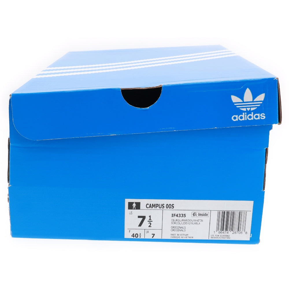 adidas(アディダス) CAMPUS 00S キャンパス ゼロゼロエス ローカットスニーカー レッド US7.5/25.5cm IF4335