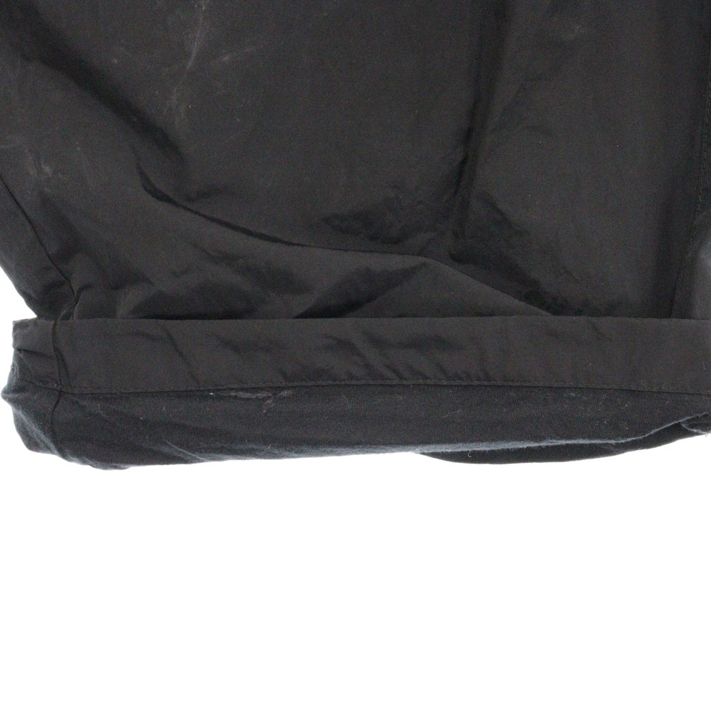 BALENCIAGA(バレンシアガ) 24SS PARIS SOCCER TRACKSUIT ナイロンオーバーサイズロングパンツ ブラック 780874 TPQ38