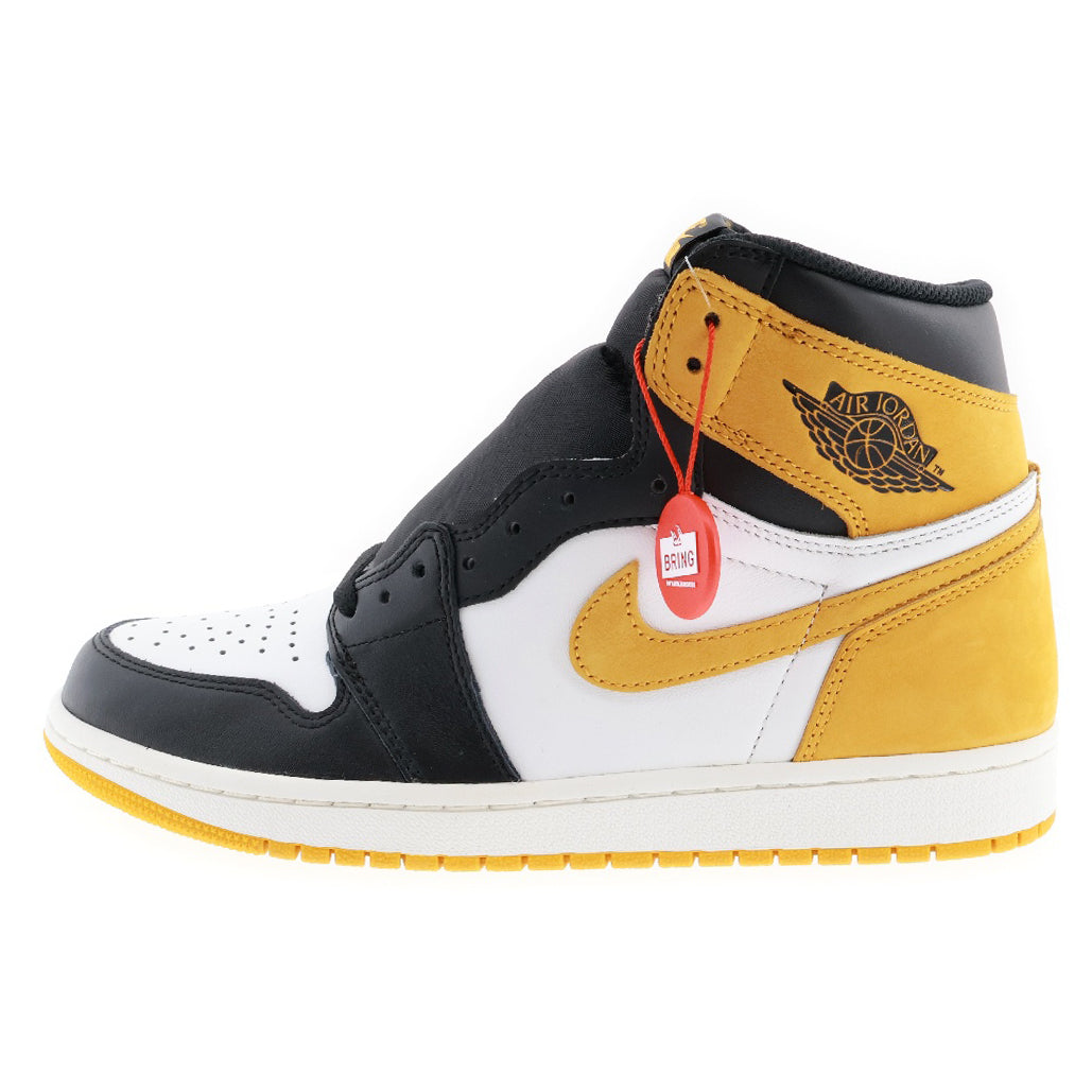 NIKE(ナイキ) AIR JORDAN 1 RETRO HIGH OG YELLOW OCHRE エアジョーダン1 イエローオークル ハイカットスニーカー ホワイト/イエロー US9/27cm 555088-109
