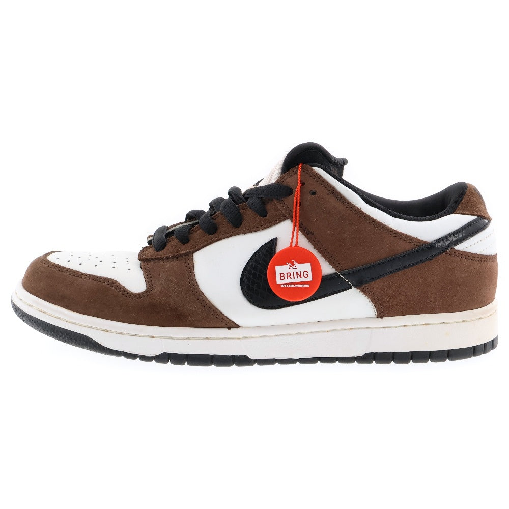 NIKE SB(ナイキエスビー) 【観賞用 2007年製】DUNK LOW PRO Trail End Brown ダンク トレイル エンド ブラウン ローカットスニーカー ブラウン/ホワイト US10.5/28.5cm 304292-102