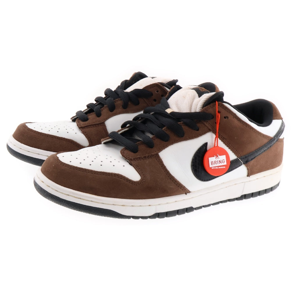 NIKE SB(ナイキエスビー) 【観賞用 2007年製】DUNK LOW PRO Trail End Brown ダンク トレイル エンド ブラウン ローカットスニーカー ブラウン/ホワイト US10.5/28.5cm 304292-102