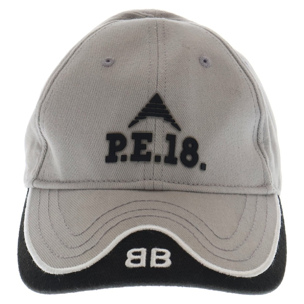 BALENCIAGA(バレンシアガ) P E18 CAP コットンキャップ グレー/ブラック 506243