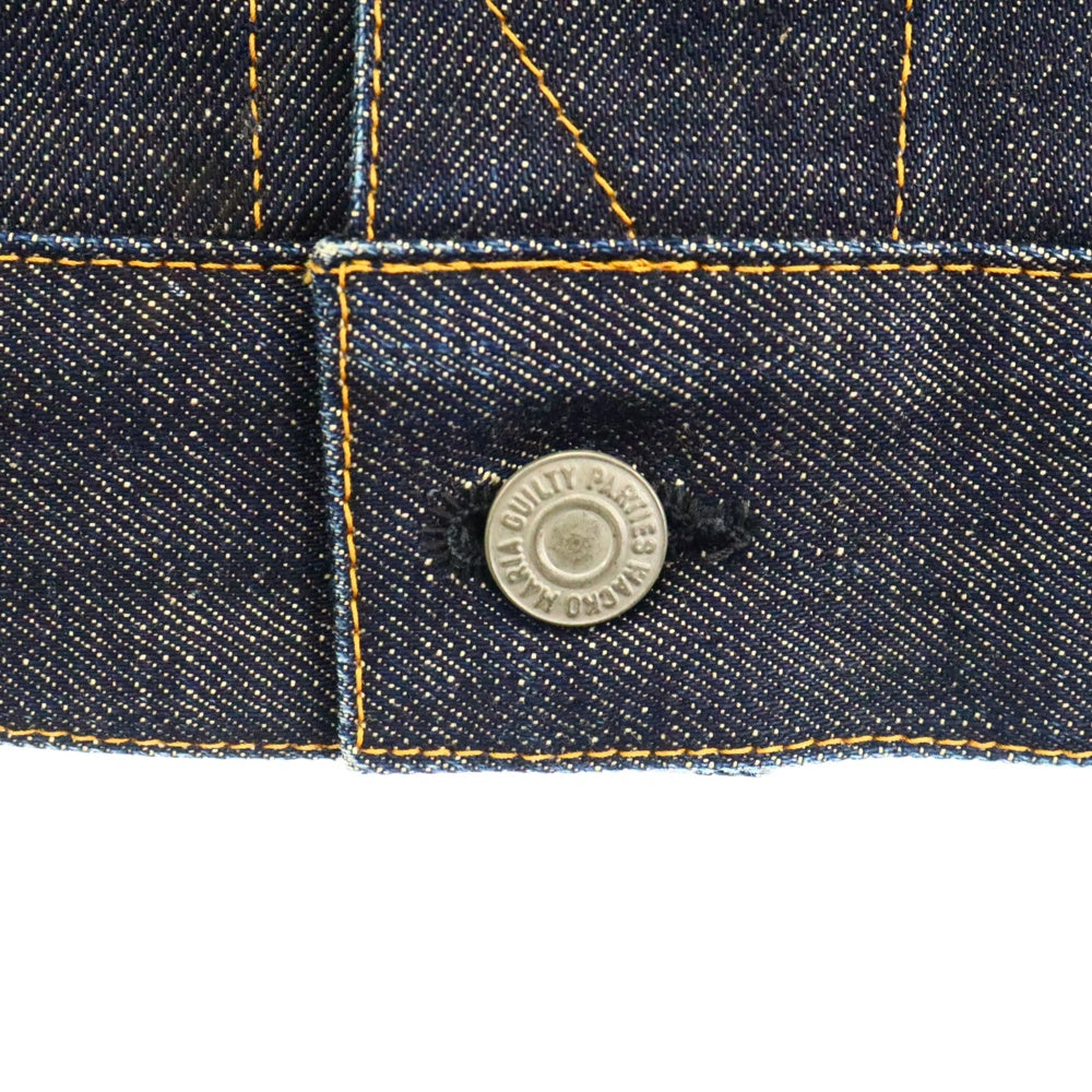 WACKO MARIA(ワコマリア) DENIM JKT バックロゴ デニム トラッカー ジャケット インディゴ
