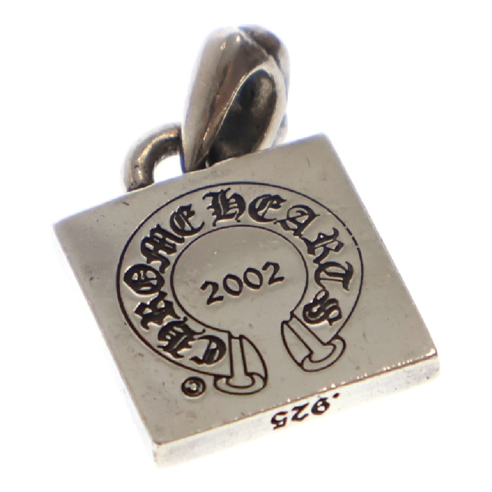CHROME HEARTS(クロムハーツ) FRAMED LETTER BLOCK フレームド レターブロック Y アルファベットチャーム シルバーネックレストップ ※国内ギャランティ付き