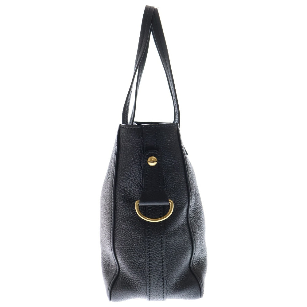 Christian Dior(クリスチャンディオール) D-BEE レザー ショルダー トートバッグ レディース ブラック