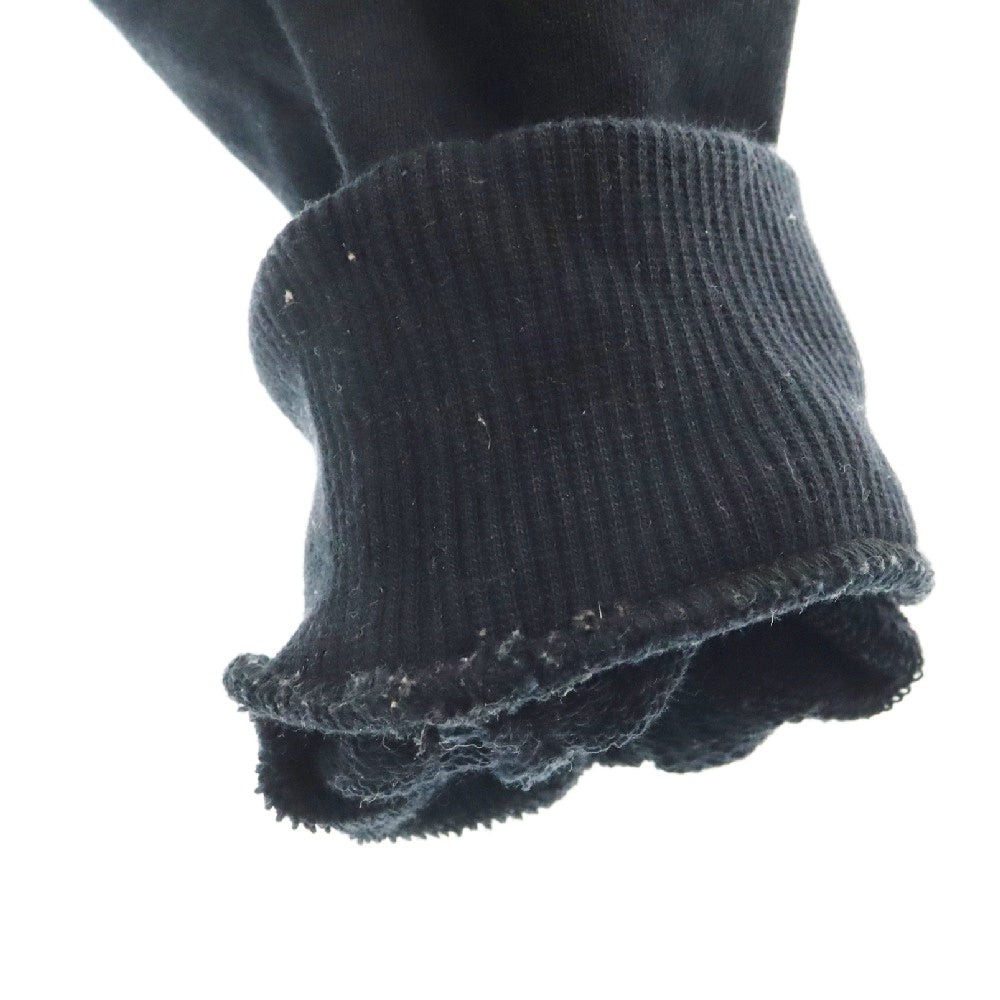 CELINE(セリーヌ) 21AW Loose Sweatshirt In Cotton Fleece ドローコード プルオーバー フーディー スウェット パーカー ブラック 2Y468670Q