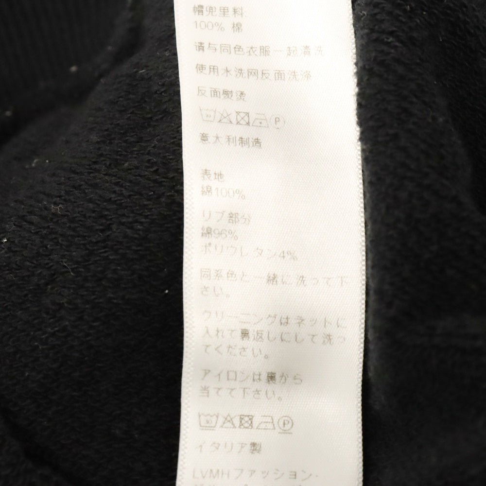 CELINE(セリーヌ) 21AW Loose Sweatshirt In Cotton Fleece ドローコード プルオーバー フーディー スウェット パーカー ブラック 2Y468670Q