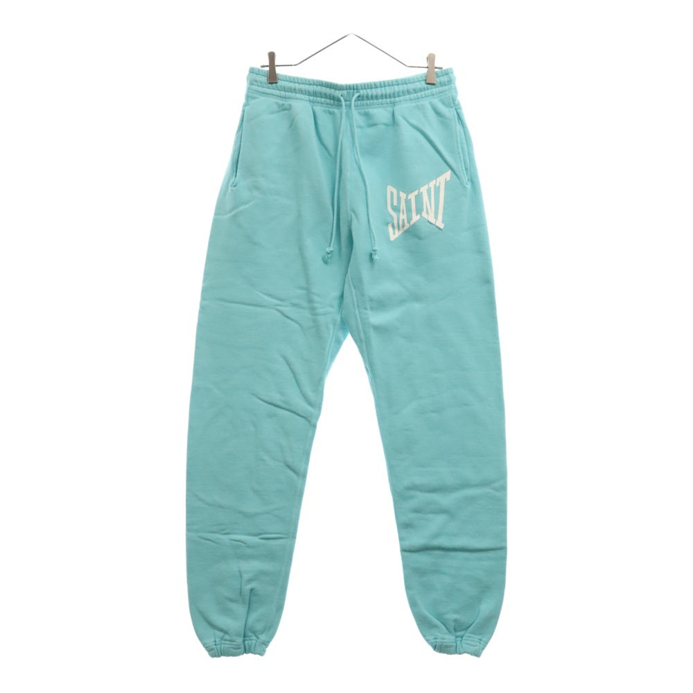 SAINT MICHAEL(セントマイケル) 23SS Logo Sweat Pants ロゴスウェット パンツ ライトブルー SM-S23-0000-053