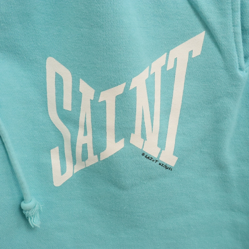 SAINT MICHAEL(セントマイケル) 23SS Logo Sweat Pants ロゴスウェット パンツ ライトブルー SM-S23-0000-053