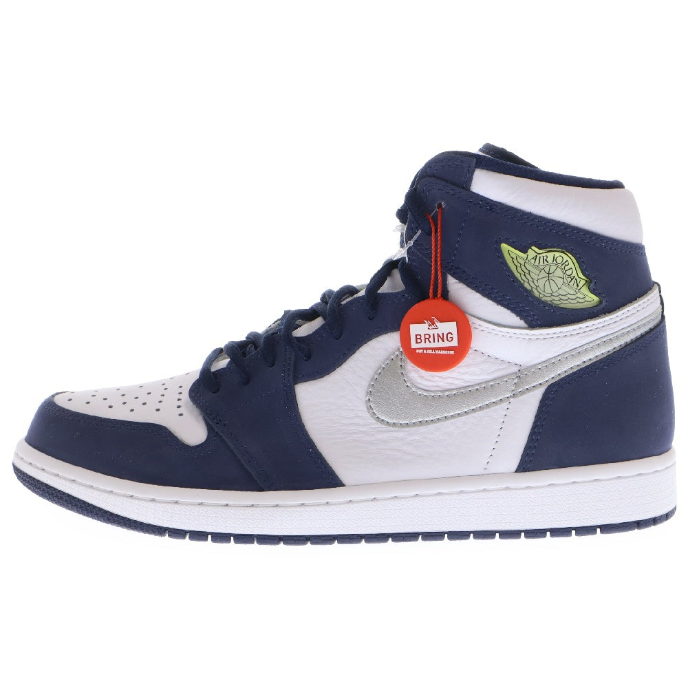 NIKE(ナイキ) AIR JORDAN 1 HIGH OG CO.JP 2020 エアジョーダン ハイカットスニーカー ホワイト/ネイビー US10/28cm DC1788-100