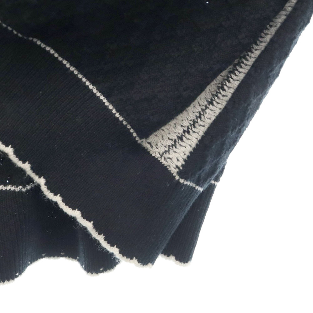 CHANEL(シャネル) No.5 ロゴ ビーズ スパンコール コットンワンピース ブラック P74142 レディース