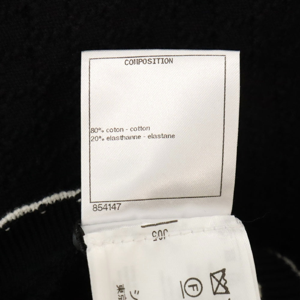 CHANEL(シャネル) No.5 ロゴ ビーズ スパンコール コットンワンピース ブラック P74142 レディース