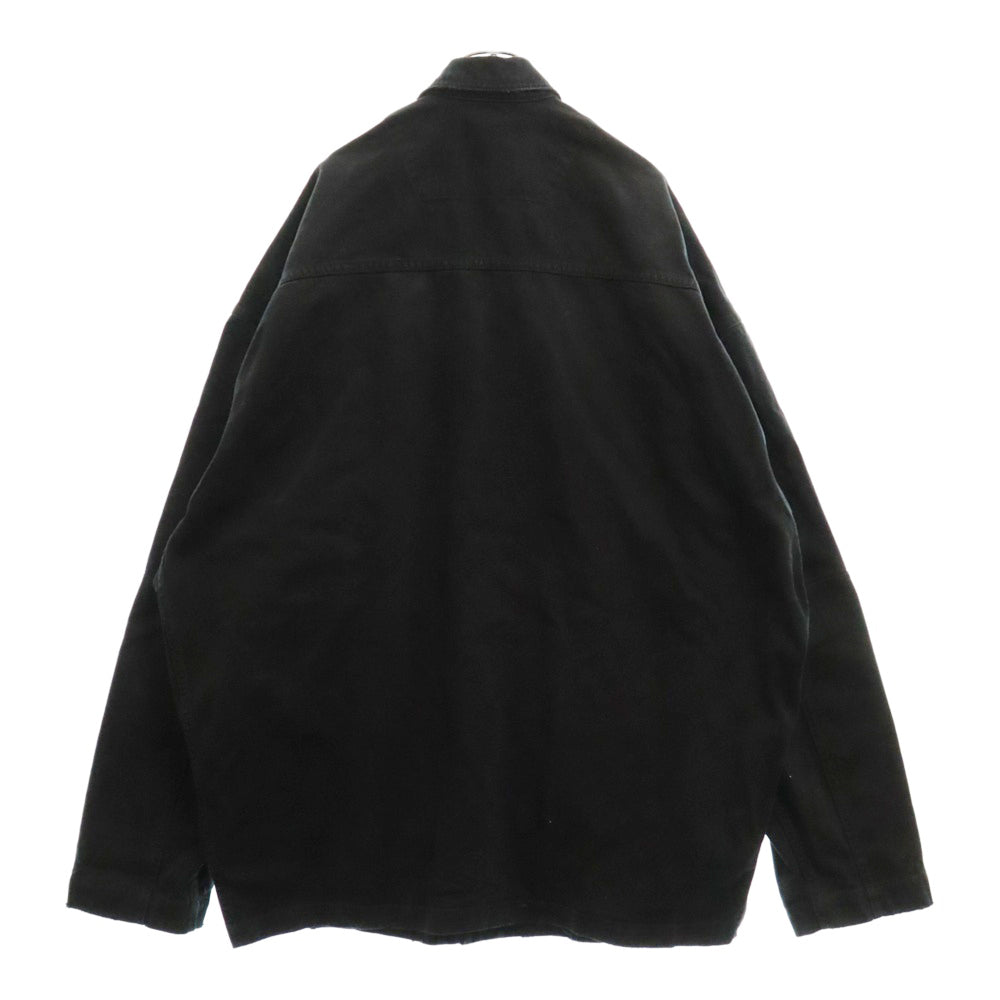 BALENCIAGA(バレンシアガ) Damage Oversized Denim Jacket ダメージ加工 オーバーサイズ デニムジャケット ブラック 783690 TNW11
