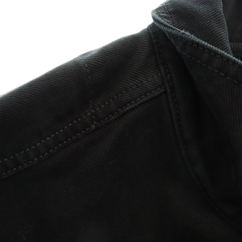 BALENCIAGA(バレンシアガ) Damage Oversized Denim Jacket ダメージ加工 オーバーサイズ デニムジャケット ブラック 783690 TNW11