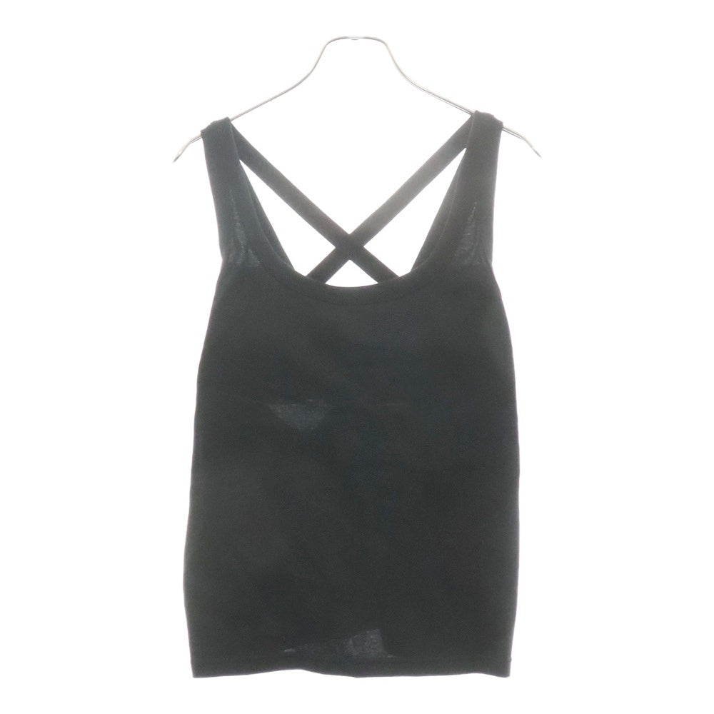 JOHN LAWRENCE SULLIVAN(ジョンローレンスサリバン) PENTAGRAM TANK-TOP ペンタゴン コットンタンクトップ ブラック レディース 5D023-0824