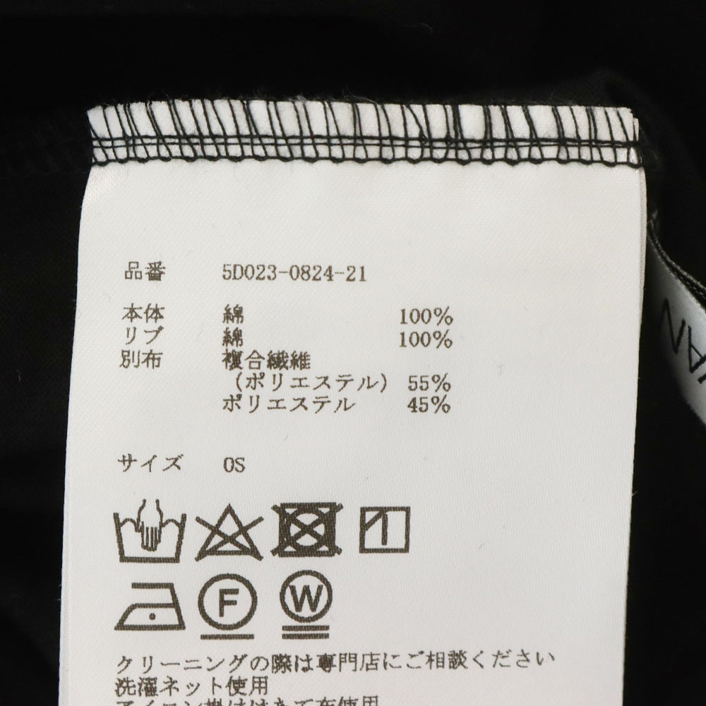JOHN LAWRENCE SULLIVAN(ジョンローレンスサリバン) PENTAGRAM TANK-TOP ペンタゴン コットンタンクトップ ブラック レディース 5D023-0824
