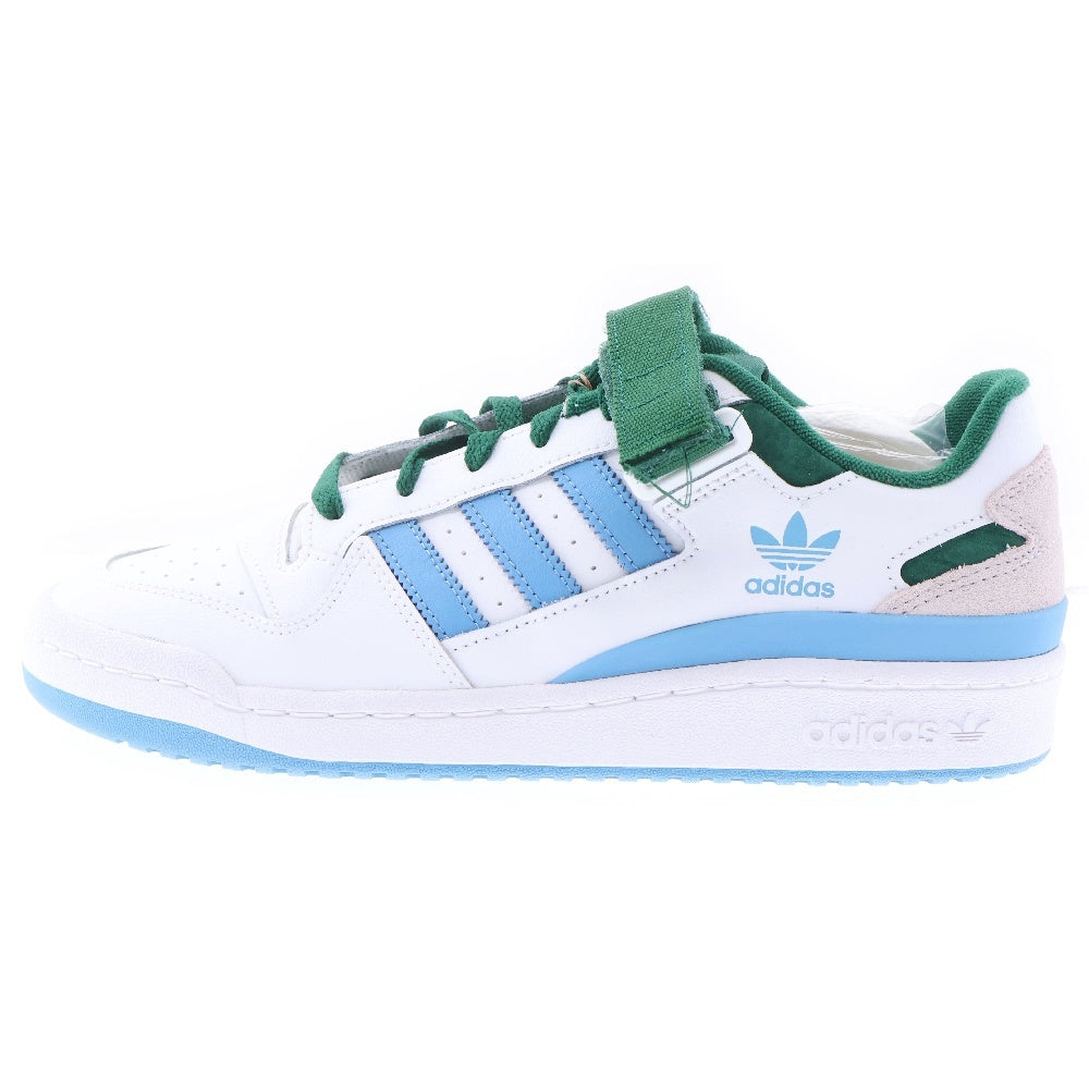 adidas(アディダス) FORUM LOW フォーラム ローカットスニーカー ホワイト/ブルー/グリーン US10.5/28.5cm FY6816