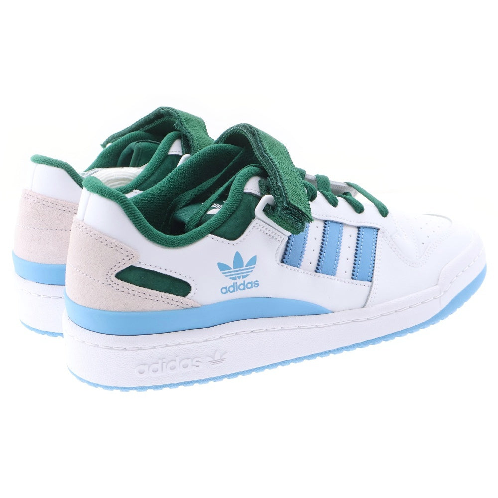 adidas(アディダス) FORUM LOW フォーラム ローカットスニーカー ホワイト/ブルー/グリーン US10.5/28.5cm FY6816