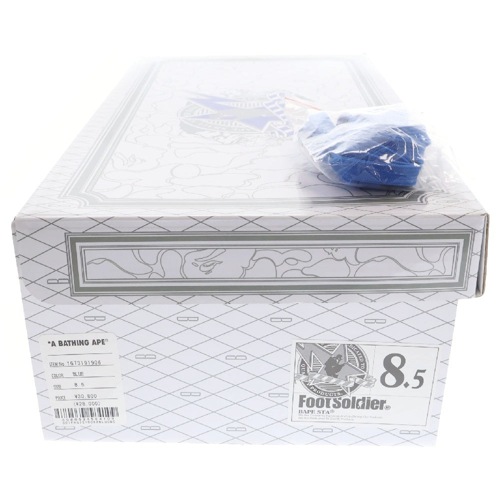 A BATHING APE(アベイシングエイプ) ×STASH BAPE STA LOW M2 ベイプスタ ローカットスニーカー ブルー US8.5/26.5cm 1G73191906