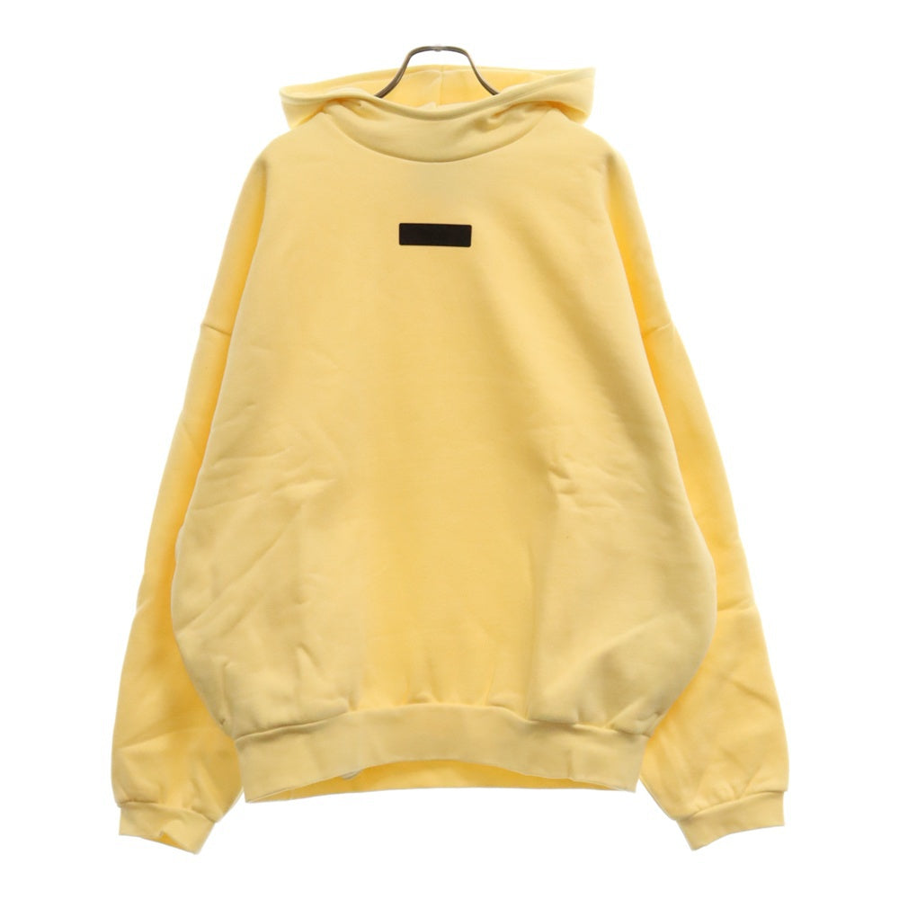 FEAR OF GOD ESSENTIALS(フィアオブゴッド エッセンシャルズ) Rubber Logo Pullover Parka ラバーロゴ スウェット プルオーバーパーカー クリーム